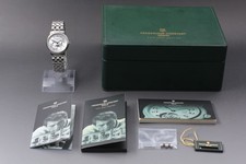 [Perto de ESTADO PERFEITO] FREDERIQUE CONSTANT Relógio Masculino de Quartzo Fase da Lua Mostrador Branco JAPÃO comprar usado  Enviando para Brazil