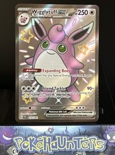 Pokemon Card Wigglytuff Ex 222/091 Brilhante Ultra Raro Destinos Paldeanos Quase Perfeito comprar usado  Enviando para Brazil