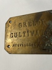 Plaque proprete laiton d'occasion  Saint-Dié-des-Vosges