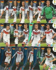 Usado, Germany Team Set 16 Cards 2014 PANINI FIFA World Cup Brasil Adrenalyn XL AXL WC comprar usado  Enviando para Brazil