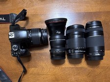Várias lentes, acessórios e baterias recarregáveis Canon EOS 450D  comprar usado  Enviando para Brazil