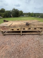 Wooden work bench for sale  COLEFORD