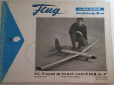 Flugmodell bauplan lockheed gebraucht kaufen  Köln