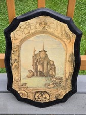 Usado, Placa de parede vintage 1976 Senhor dos Anéis madeira cortada Jimmy Cauty 22” x 15” comprar usado  Enviando para Brazil