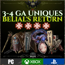 DIABLO 4 💥 WSZYSTKIE UNIKALNE PRZEDMIOTY 💥 3-4 WIĘKSZY AFIKS 💥GA 💥 SEZON 8 BELIAL'S na sprzedaż  PL
