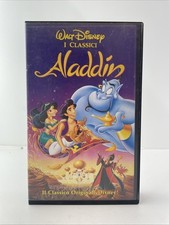 Vhs aladdin 1993 usato  Vertemate con Minoprio