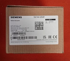 Ssc161.05hf siemens valve for sale  BRISTOL