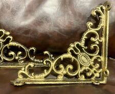 Vintage brass brackets for sale  Wellsboro