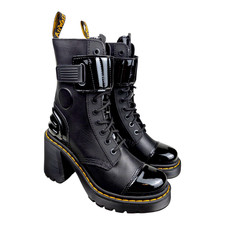 Botas femininas Dr. Martens Gaya salto plataforma 10 olhos couro preto tamanho EUA 6 NOVAS comprar usado Botas femininas Dr. Martens Gaya salto plataforma 10 olhos couro preto tamanho EUA 6 NOVAS comprar usado  Enviando para Brazil