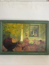 Tableau ancien huile d'occasion  Chameyrat