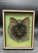 Signed cat painting for sale  Bridgeport