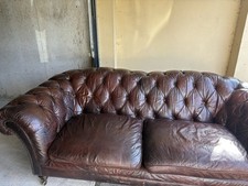 Canapé chesterfield cuir d'occasion  Malemort-sur-Corrèze
