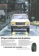 Publicite 1972 dunlop d'occasion  Le Luc