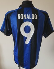 Camisa Nike Internazionale 2002 - 2002 Home football #9 Ronaldo tamanho Grande comprar usado  Enviando para Brazil