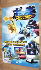 Pôster promocional Pokkén Tournament Pokémon Tekken 84x59,5cm Nintendo Wii U Switch comprar usado  Enviando para Brazil