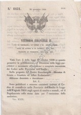 Regio decreto 1860 usato  Milano
