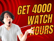 Obtenha 4k horas de visualização do YouTube com rapidez e segurança para monetização comprar usado  Enviando para Brazil