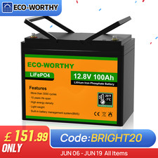 Eco worthy 12v for sale  UK