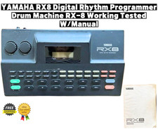 Máquina de batería programadora de ritmo digital Yamaha RX8 RX-8 funcionando probada con manual segunda mano  Embacar hacia Mexico