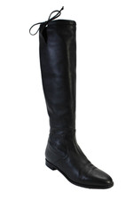 Christian Louboutin Mujer Cuero Negro Mabotte Botas de Montar Planas Zapatos Talla 8.5 segunda mano  Embacar hacia Mexico