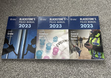 Blackstone police manuals for sale  SWANSEA