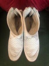 Bottines compensees blanc d'occasion  Aulnay-sous-Bois