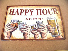 Metal sign happy for sale  Parker