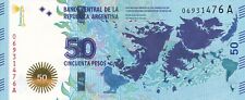 ILHAS MALVINAS *MALVINAS 2015 ARGENTINA 50 PESOS ARGENTINOS NOTA PESO A-UNC comprar usado  Enviando para Brazil