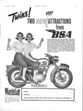 1962 advert bsa for sale  SIDCUP