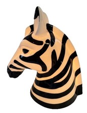Ceramic zebra head for sale  Bellevue