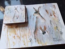 Hare set placemats for sale  BARNSLEY