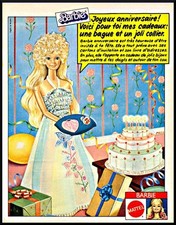 Print publicite barbie d'occasion  France