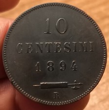 Moneta centesimi 1894 usato  Olbia