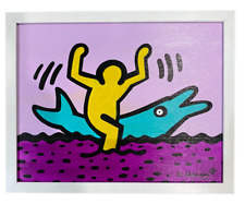 Golfinho Keith Haring - Pintura original de grafite pop art comprar usado  Enviando para Brazil