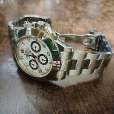 Seiko Daytona relógio automático de aço, calendário triplo, mostrador vermelho, usado comprar usado  Enviando para Brazil