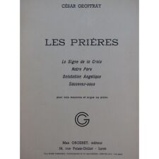 Geoffray césar prières d'occasion  Blois