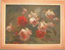 Bouquet fleurs tableau d'occasion  Bordeaux-