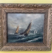 Paire tableaux huile d'occasion  Béthune