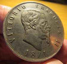 Lire 1871 bb usato  Vaglio Serra