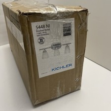 Luminária de banheiro Kichler 5448-NI Ansonia 3 luzes 23"W - Níquel comprar usado  Enviando para Brazil