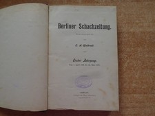 Berliner schachzeitung jahrgan gebraucht kaufen  Solingen