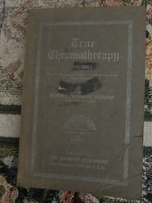 True Chromotherapy Volume 1 By Ernest J. “ Rainbow “ Stevens , 1938 comprar usado  Enviando para Brazil