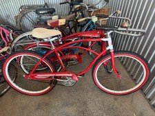 Pneus de parede vermelhos vintage anos 50 Roadmaster restaurados para bicicleta Streamliner! comprar usado  Enviando para Brazil