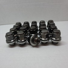 20 tuercas de rueda OEM GENUINAS TOYOTA LEXUS SCION ALEACIÓN CROMADA NEGRA  segunda mano  Embacar hacia Mexico
