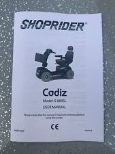 Shoprider cadiz mobility for sale  HALSTEAD