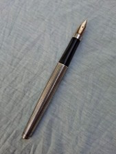Caneta-tinteiro Parker 75 prata esterlina ouro 14K nova na caixa "Missing The Cap" comprar usado  Enviando para Brazil