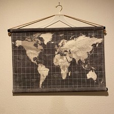 Canvas map wall for sale  Camarillo