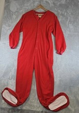 Pijama Big Feet médio vermelho lã adulto pé masculino ou feminino comprar usado  Enviando para Brazil