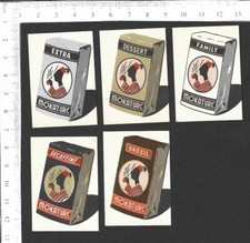 Etiquetas publicitárias vintage/selos pôsteres MOCTUREC CAFÉ TURCO (5) comprar usado  Enviando para Brazil