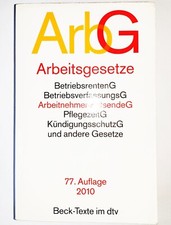 Beck arbg arbeitsgesetze gebraucht kaufen  Berlin